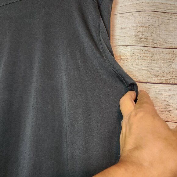 Cutter & Buck Men’s Pullover Black Sweater Size XXL/TTG  1/4 Zip Long Sleeve - Picture 16 of 16